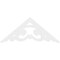 Ekena Millwork Pitch Preston Architectural Grade PVC Gable Pediment, 60"W x 25"H x 1"P (10/12) GPP060X025X100PRE - alternate 2